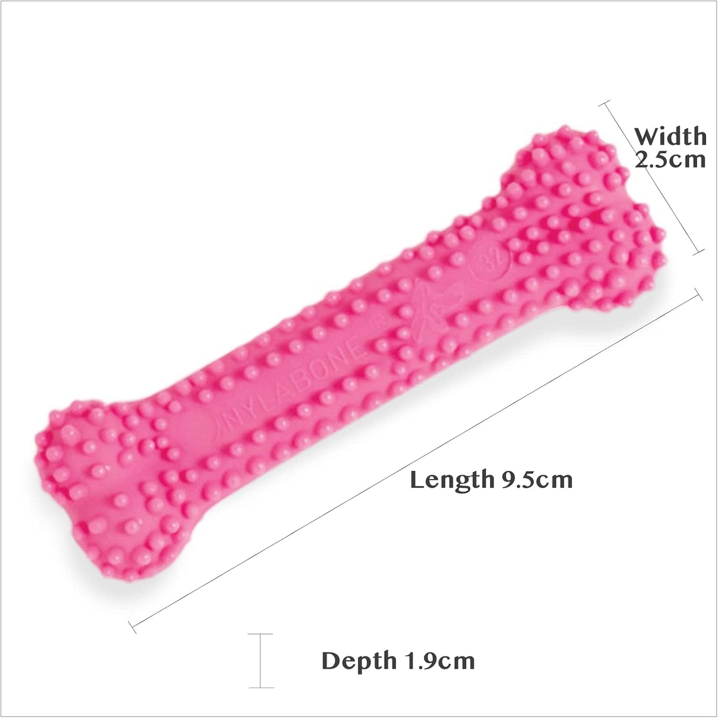 Nylabone Puppy Teething Bone Pink X Small