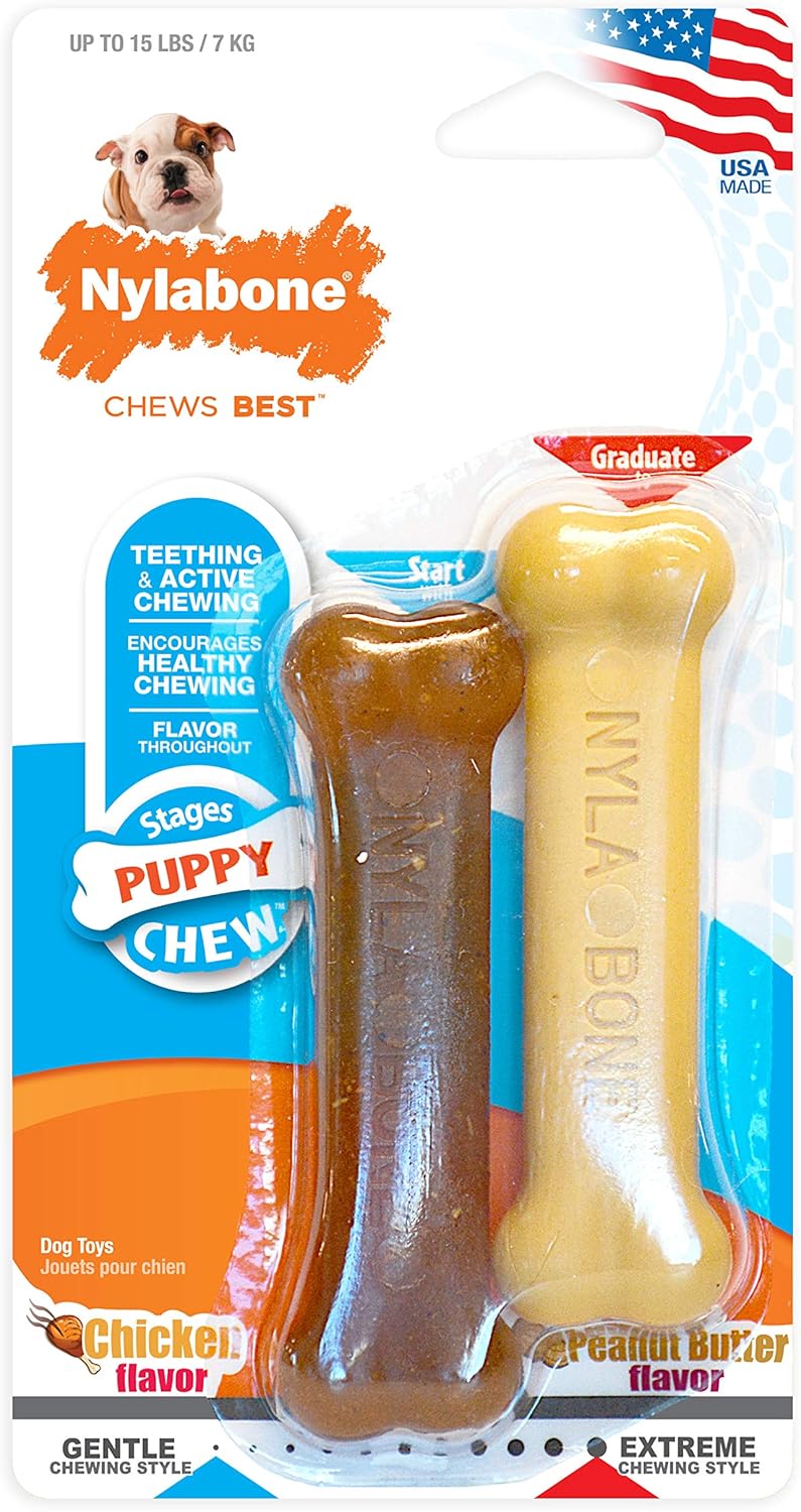 Nylabone Puppy Twin Pack Petite