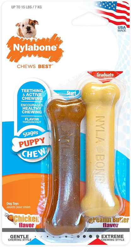 Nylabone Puppy Twin Pack Petite