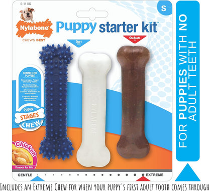 Nylabone Puppy Starter Kit 3 pcs