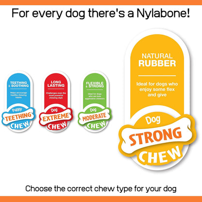 Nylabone Medium Ultimate Black Cone Beef Flavour