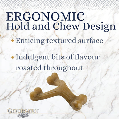 Nylabone Gourmet Style Wishbone Small - Chicken