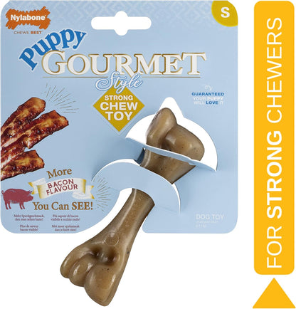 Nylabone Gourmet Puppy Gourmet Femur Bacon