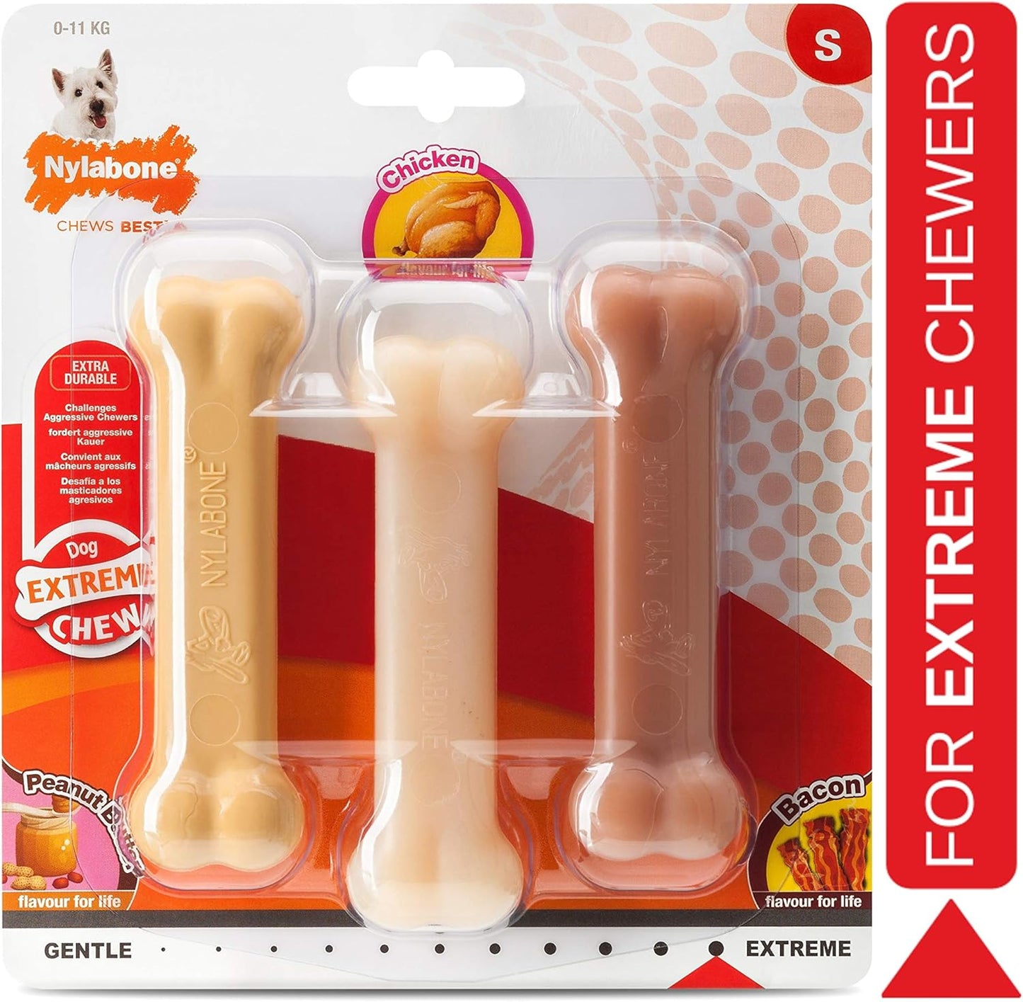Nylabone Extreme Triple Value Pack Small Dog