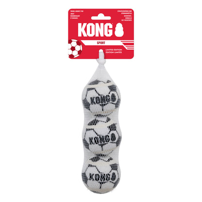 KONG Air Dog Soccer Balls Medium 3 Pack