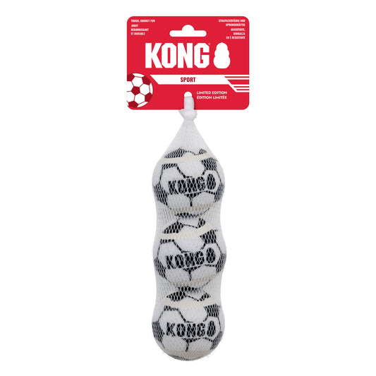 KONG Air Dog Soccer Balls Medium 3 Pack