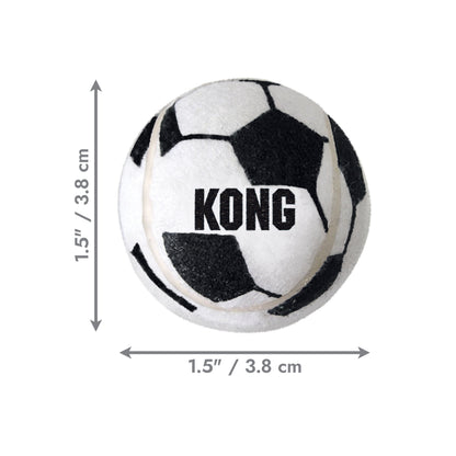 KONG Air Dog Soccer Balls X-Small 3 Pack