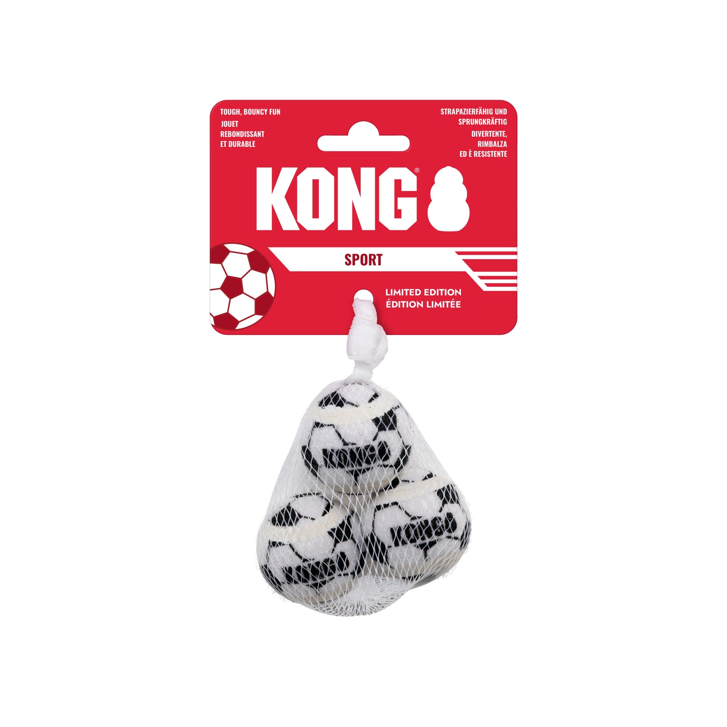 KONG Air Dog Soccer Balls X-Small 3 Pack