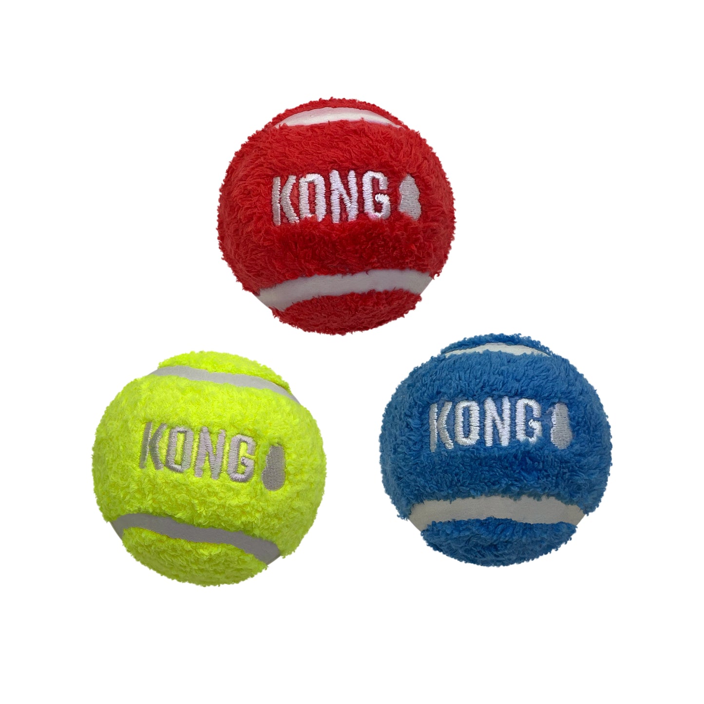 KONG Air Dog Sports Softie Balls Medium 2.5" 3pcs