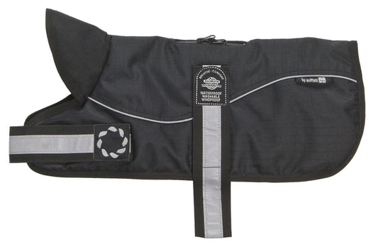 Animate Reflective Black Padded Waterproof Coat 14"