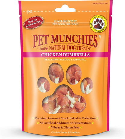 Pet Munchies Chicken Dumbbells 80g