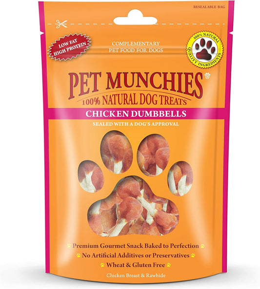 Pet Munchies Chicken Dumbbells 80g