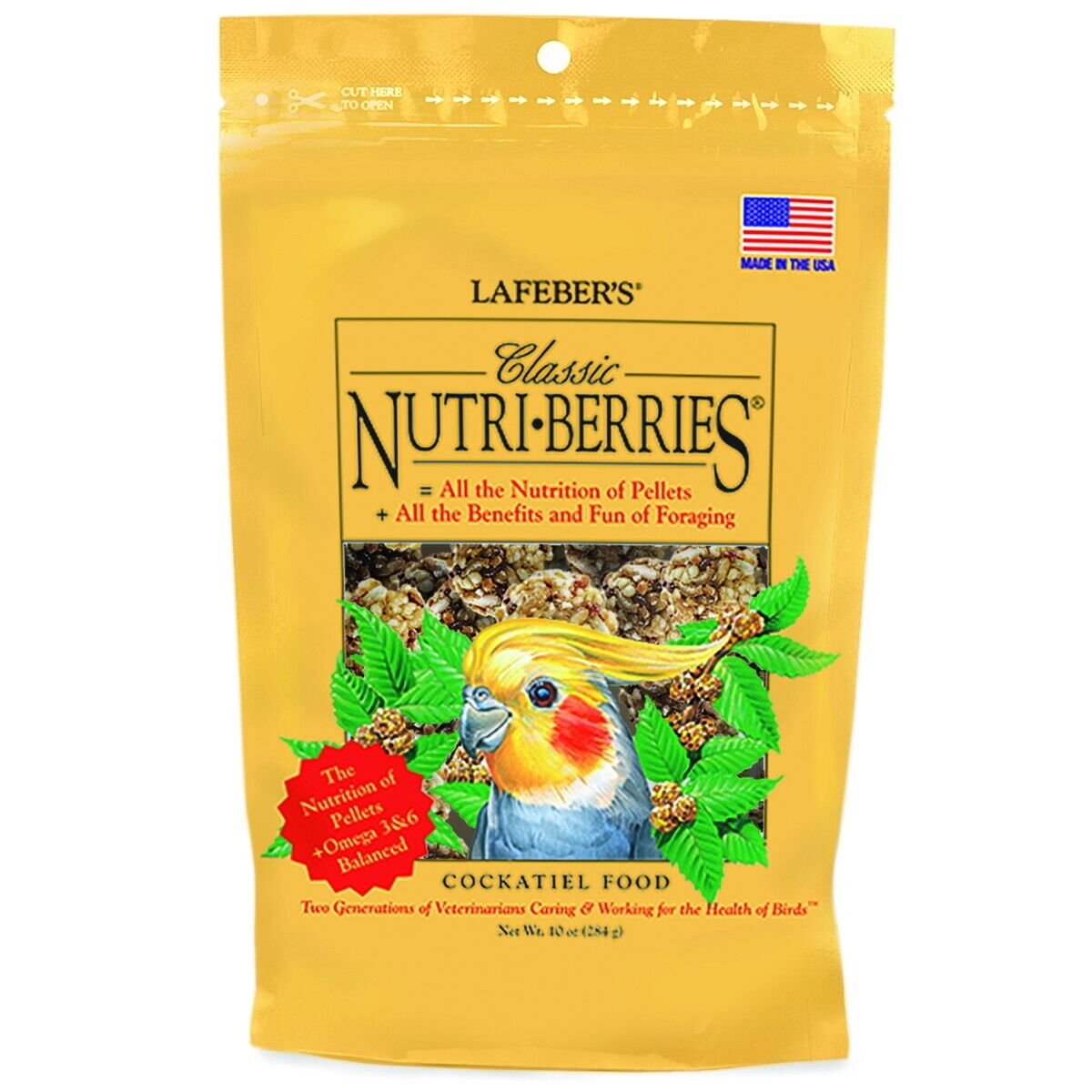 Lafeber's Cockatiel Nutriberries Original 284g