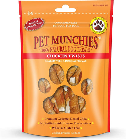 Pet Munchies Chicken Twists 80g
