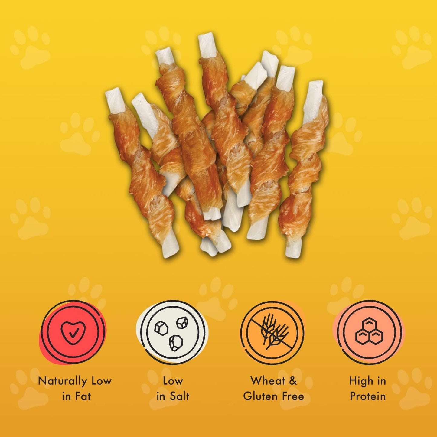 Pet Munchies Chicken Twists 80g