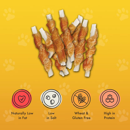 Pet Munchies Chicken Twists 80g