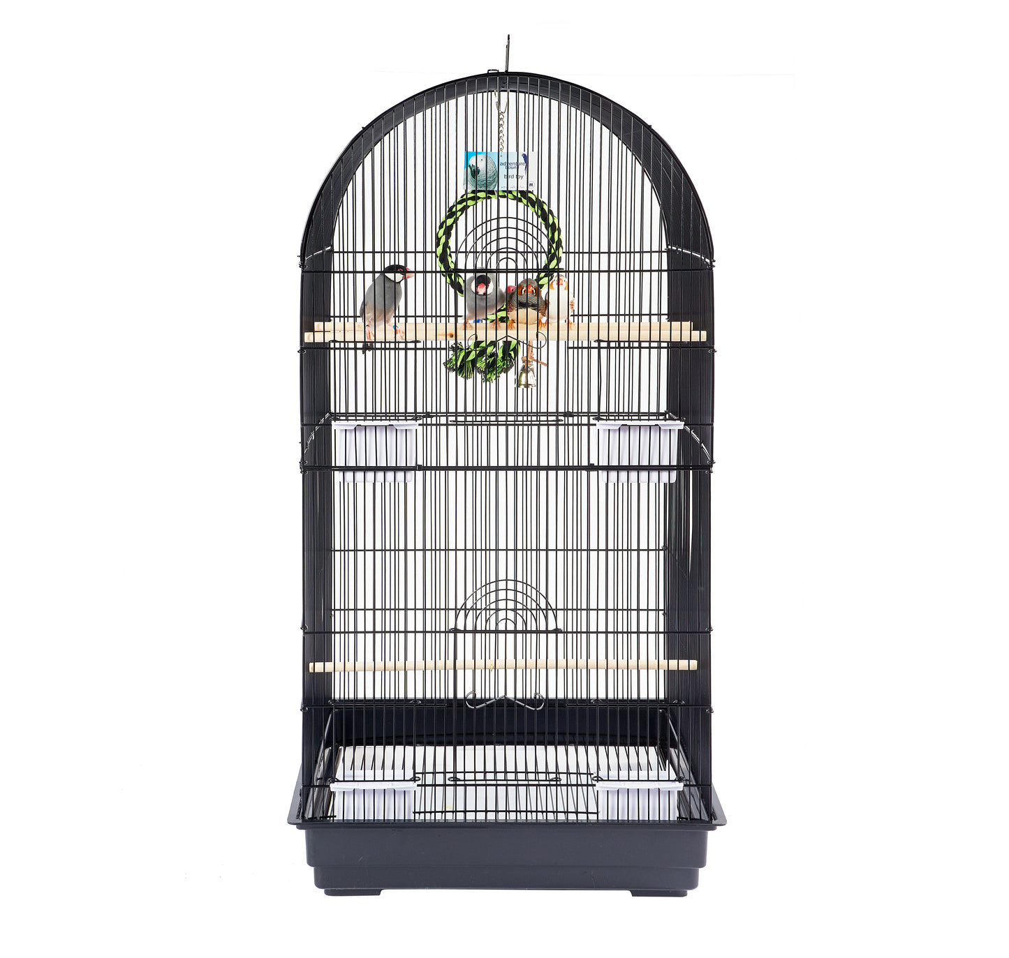 Rainforest Caracus Bird Cage Black