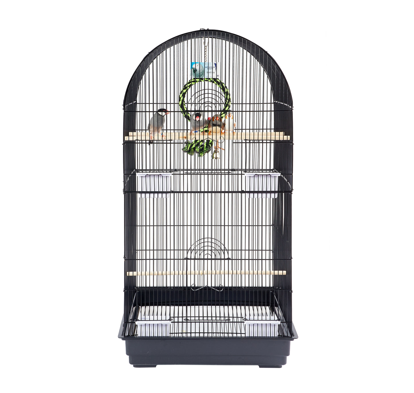 Rainforest Caracus Bird Cage Black