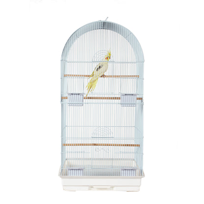 Rainforest Caracus Bird Cage White