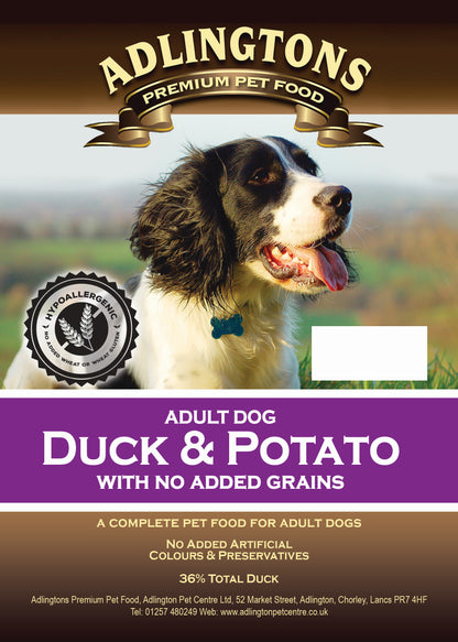 Adlingtons Premium Adult Duck & Potato 12kg