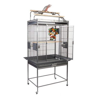 Rainforest Dakota Large Bird Cage Antique Black (2 Boxes)