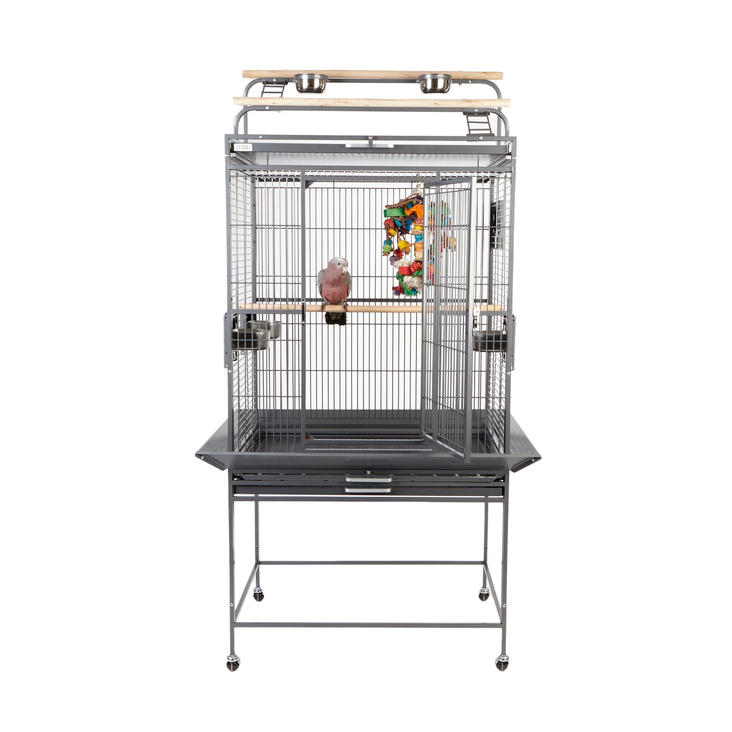 Rainforest Dakota Large Bird Cage Antique Black (2 Boxes)