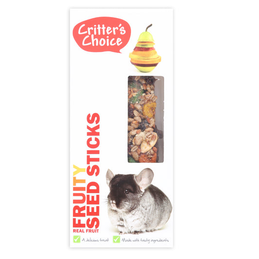 Critter's Choice Chinchilla Seed Sticks Fruity 2 Sticks 100g