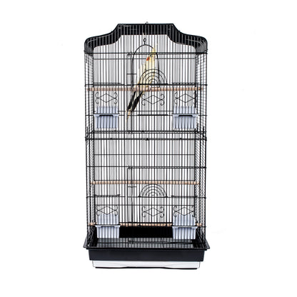 Rainforest Lotus Small Bird Cage Black