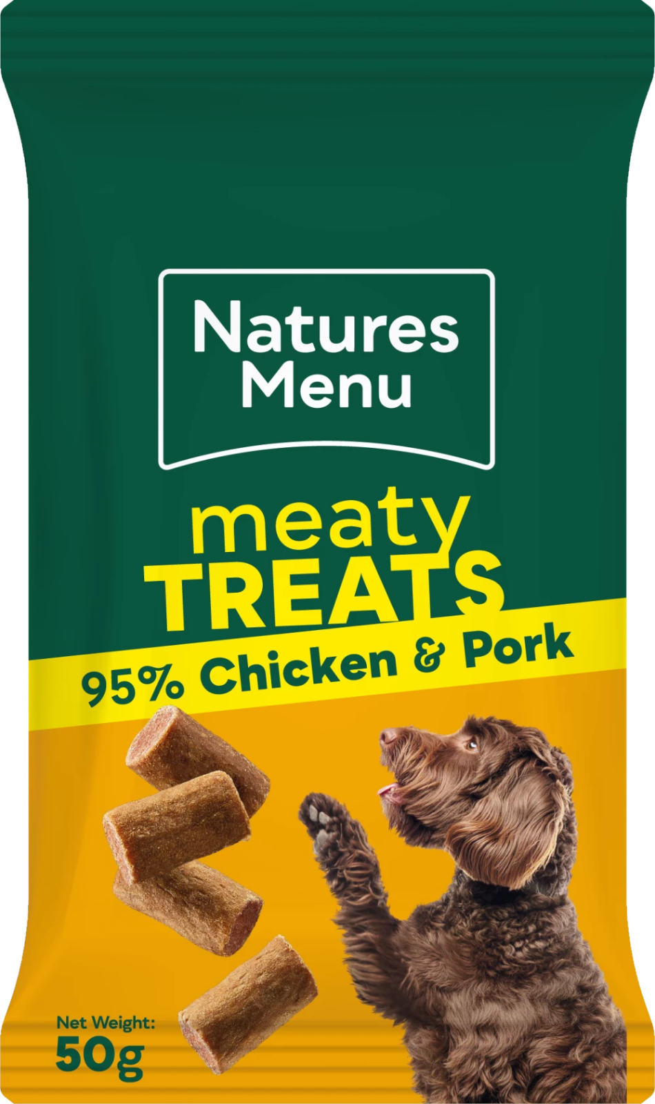 Natures Menu Original Mixed Variety Real Meaty Treats For Dogs & Puppies 50g, Case Of 12