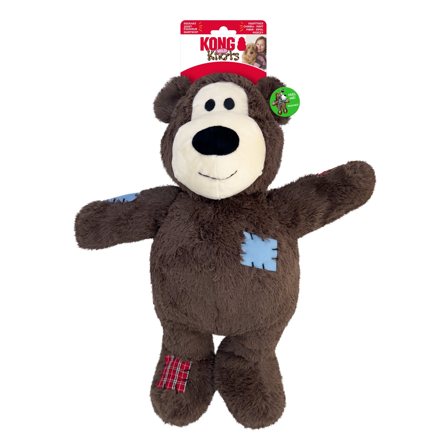 KONG Wild Knots Bear Jumbo X Large Assorted Colours