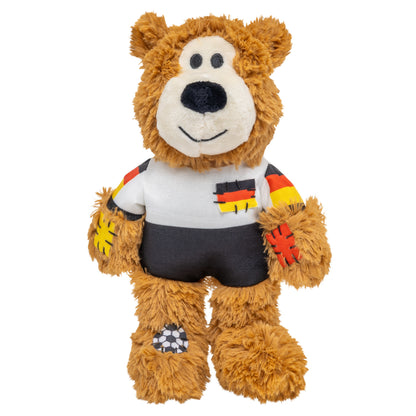 KONG Wild Sports Bear Soft Dog Play Toy Medium - Germany
