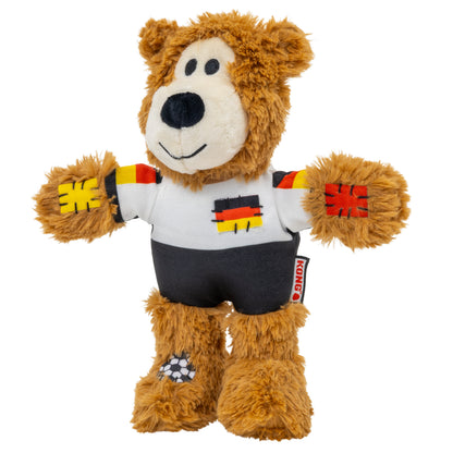 KONG Wild Sports Bear Soft Dog Play Toy Medium - Germany