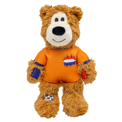 KONG Wild Sports Bear Soft Dog Play Toy Medium - Netherlands