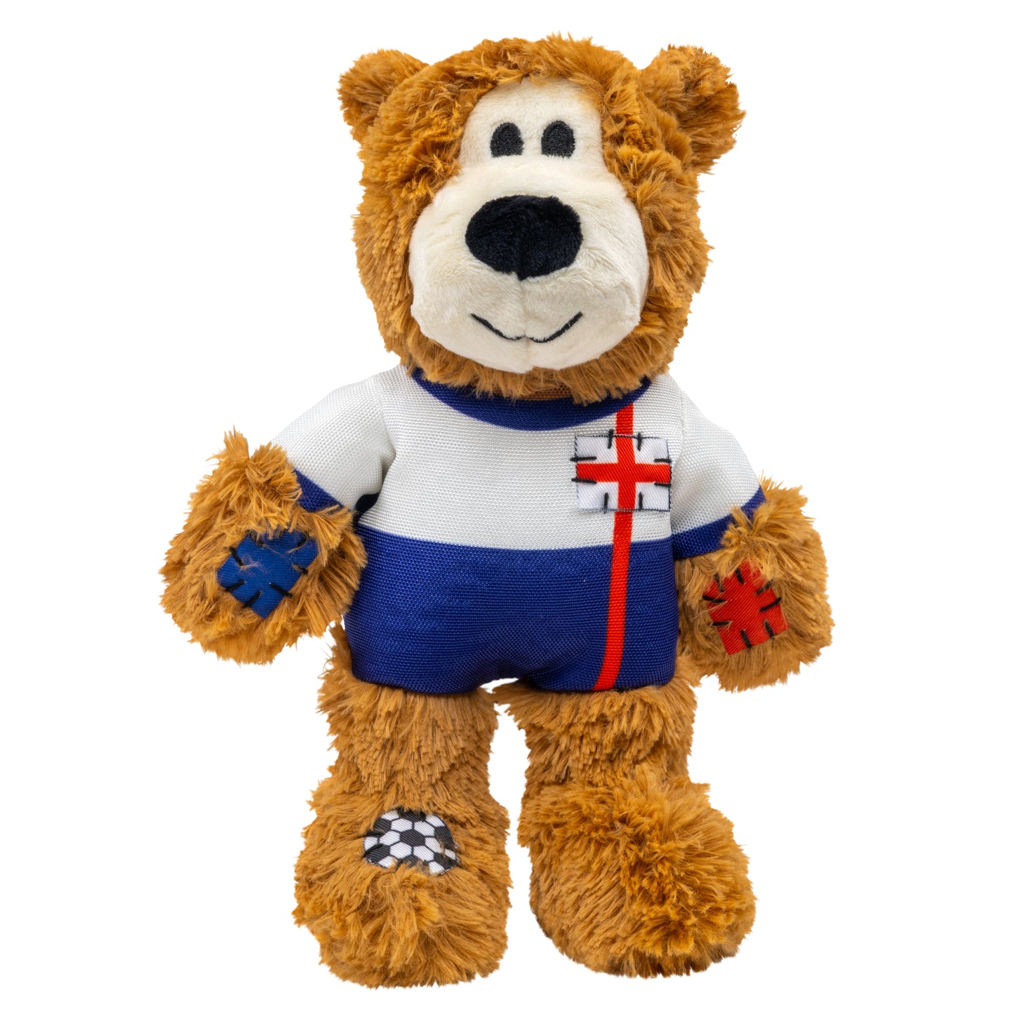 KONG Wild Sports Bear Soft Dog Play Toy Medium - England