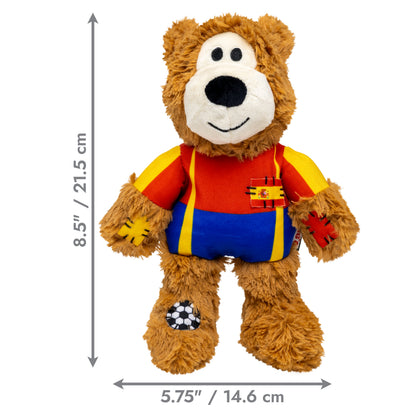 KONG Wild Sports Bear Soft Dog Play Toy Medium - Spain