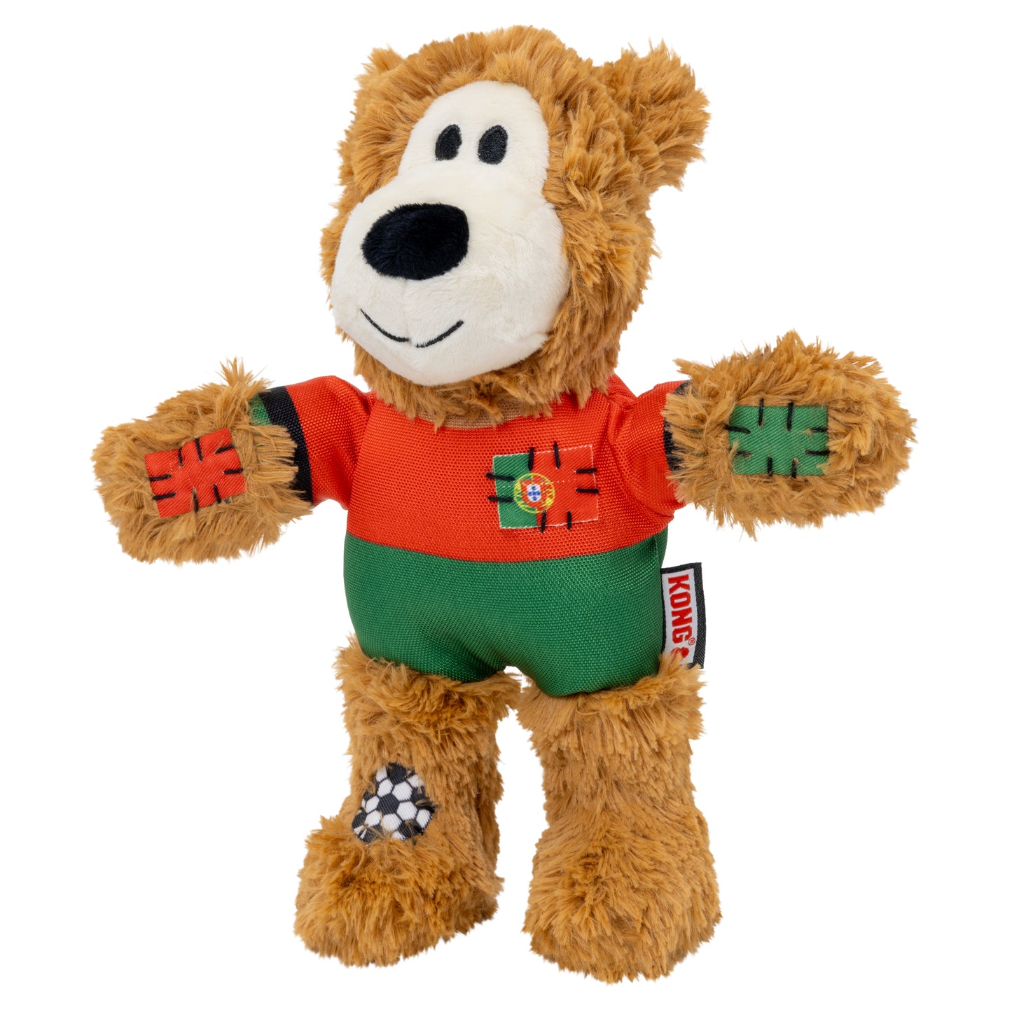 KONG Wild Sports Bear Soft Dog Play Toy Medium - Portugal