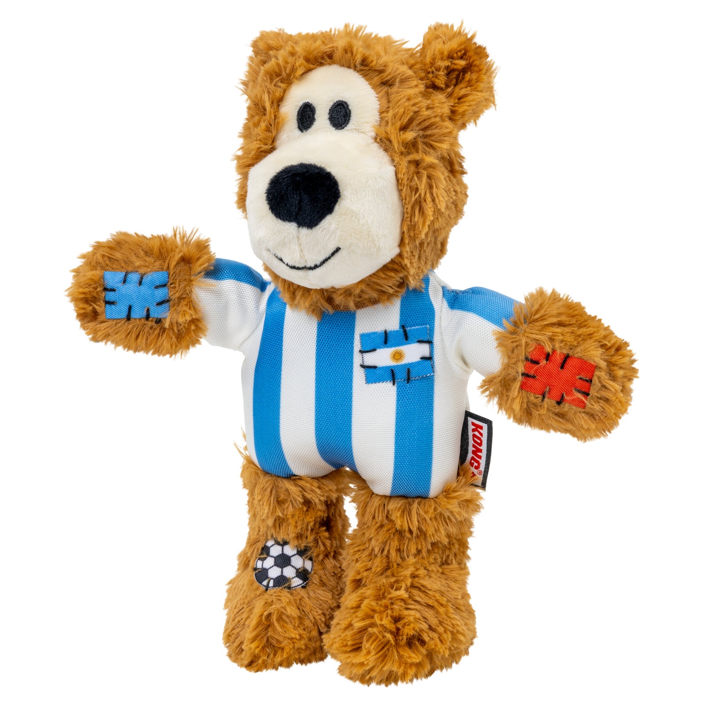 KONG Wild Sports Bear Soft Dog Play Toy Medium - Argentina