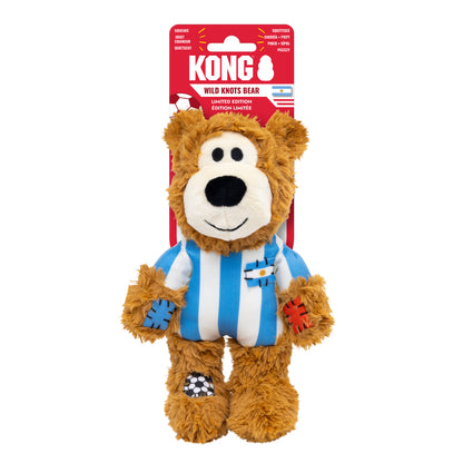 KONG Wild Sports Bear Soft Dog Play Toy Medium - Argentina