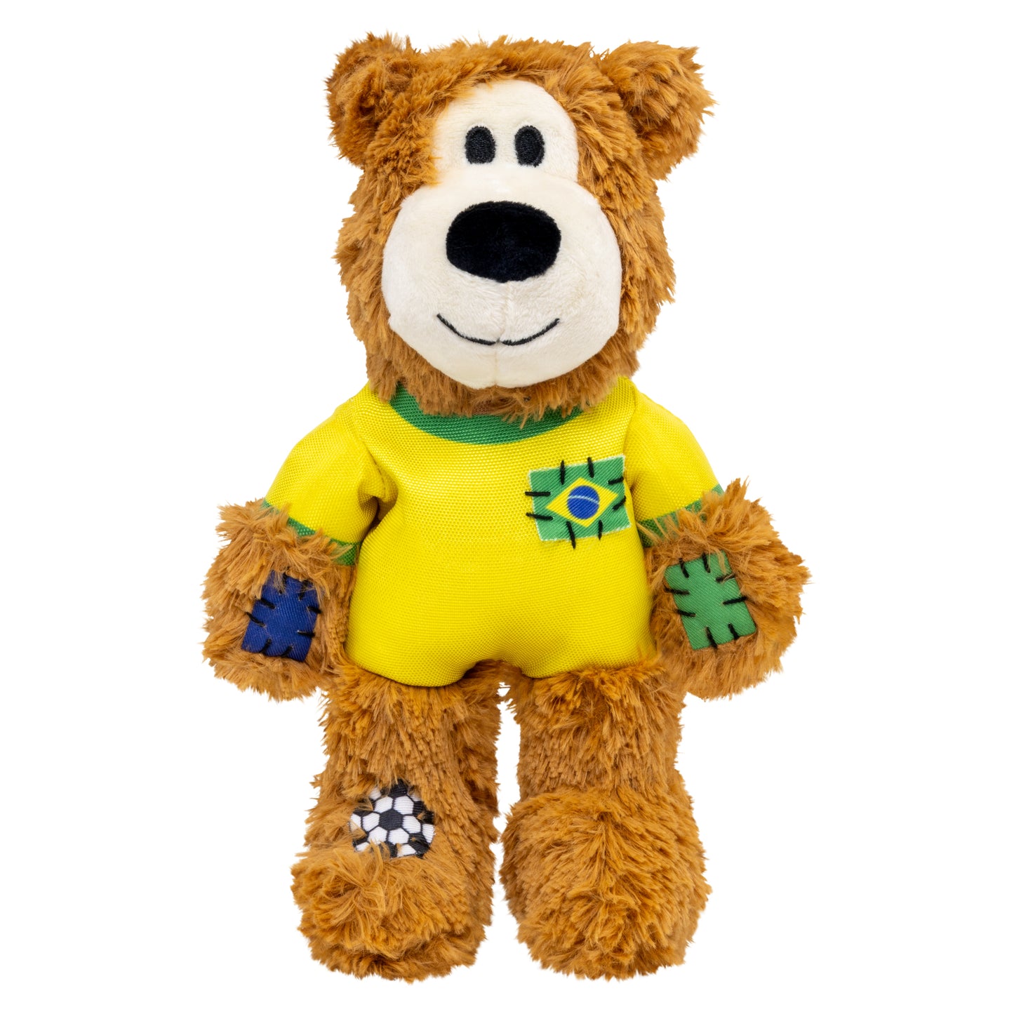 KONG Wild Sports Bear Soft Dog Play Toy Medium - Brazil