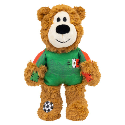 KONG Wild Sports Bear Soft Dog Play Toy Medium - Mexico
