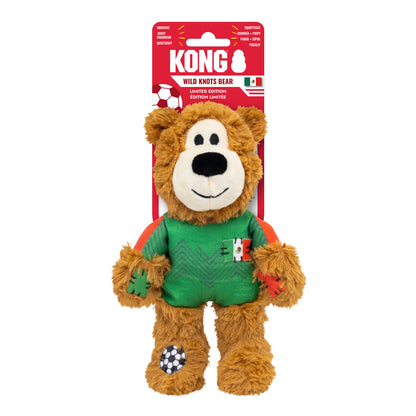 KONG Wild Sports Bear Soft Dog Play Toy Medium - Mexico