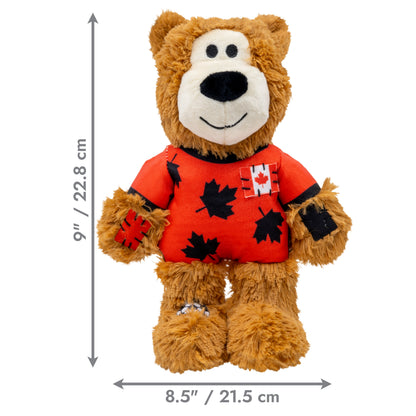 KONG Wild Sports Bear Soft Dog Play Toy Medium - Canada