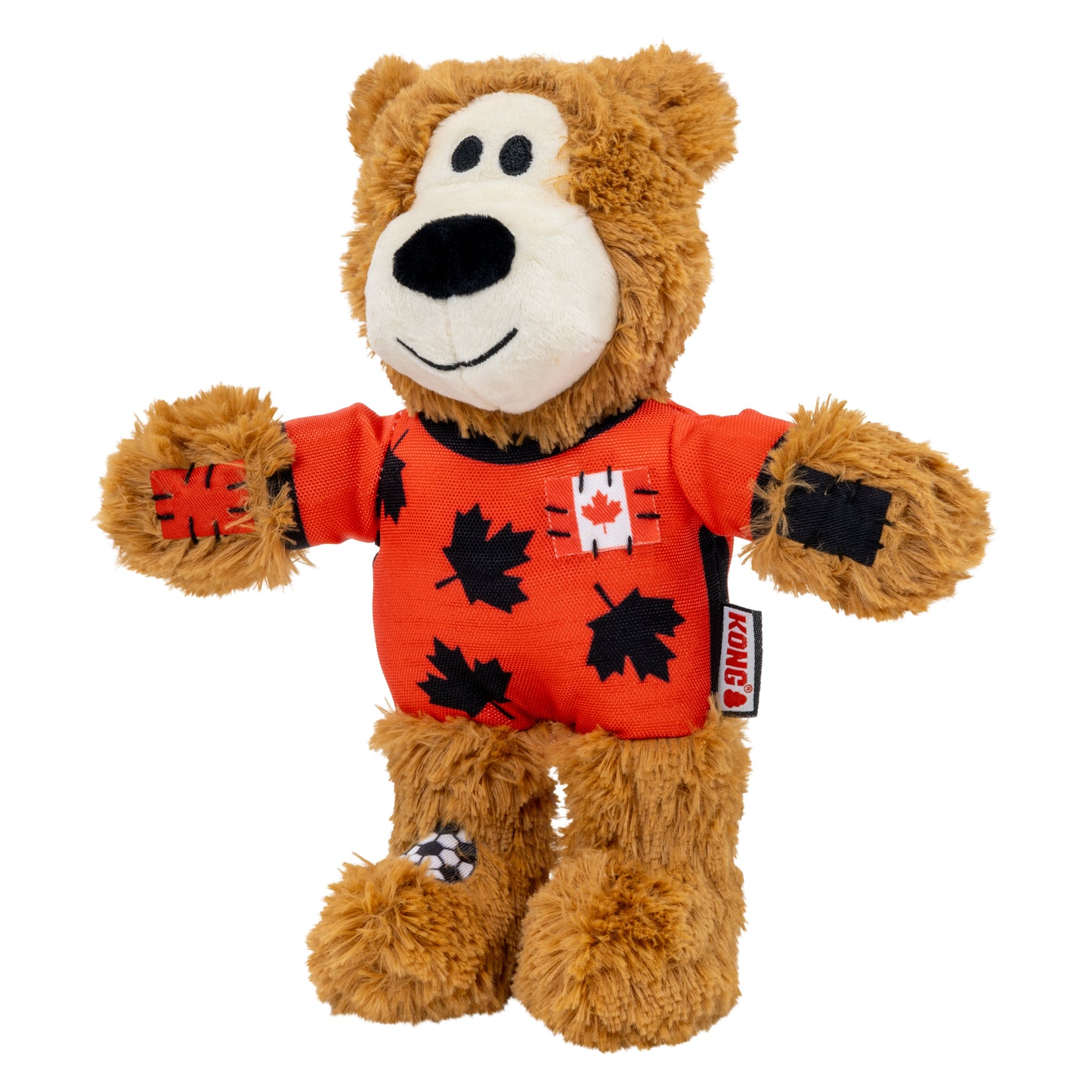 KONG Wild Sports Bear Soft Dog Play Toy Medium - Canada