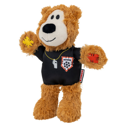 KONG Wild Sports Bear Soft Dog Play Toy Medium - Referee