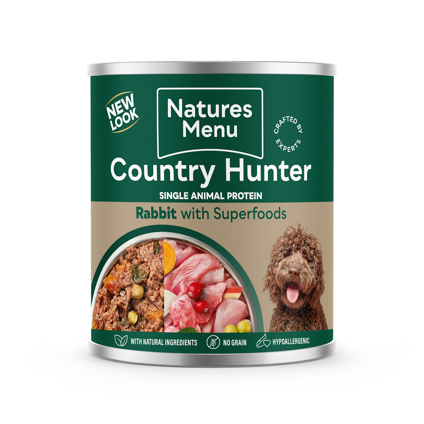 Natures Menu Country Hunter Rabbit Dog Food Can 600g