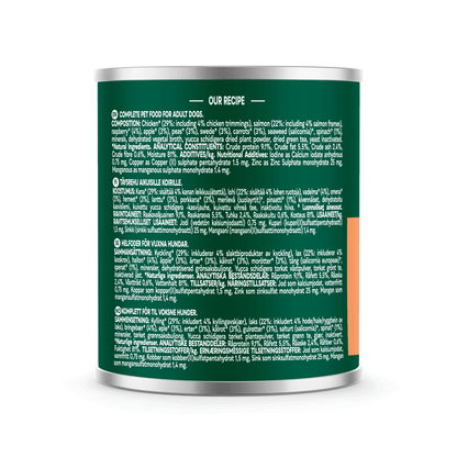 Natures Menu Country Hunter Salmon & Chicken Dog Food Can 600g