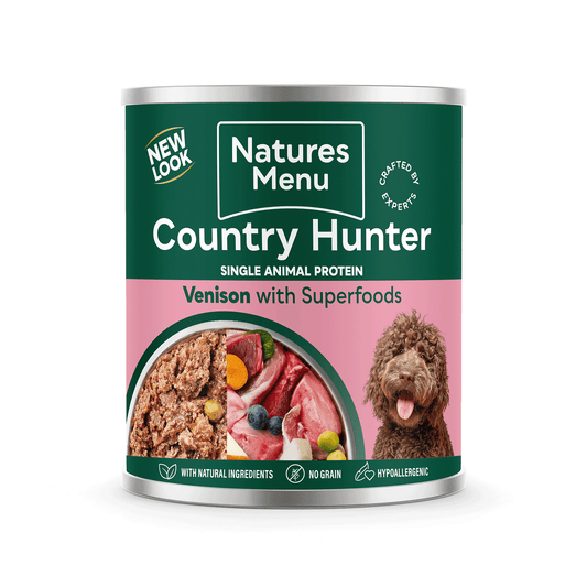 Natures Menu Country Hunter Venison Can 600g