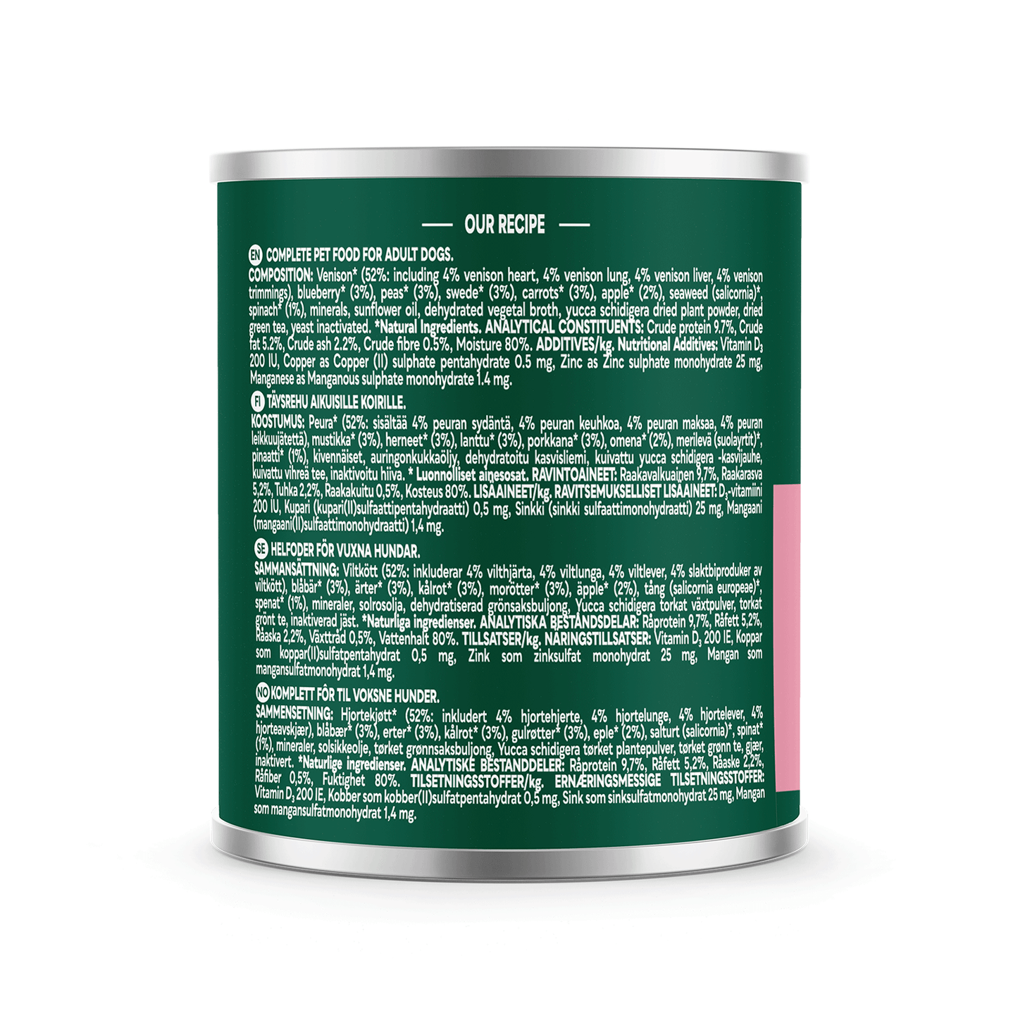 Natures Menu Country Hunter Venison Can 600g