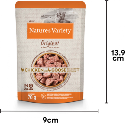 Natures Variety Original Cat Pate Multipack 70g x12