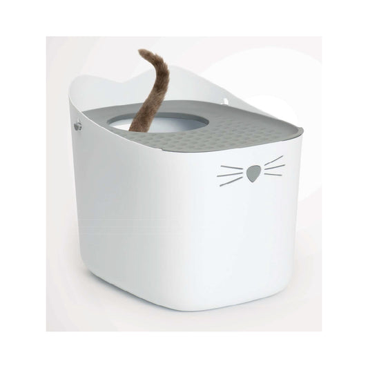 Catit Pixi Top Entry Litter Box Grey